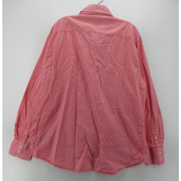 Robert Graham R&G Shirt XL Button Up Pocket Preppy Flip Cuffs Cotton - Picture 8 of 13